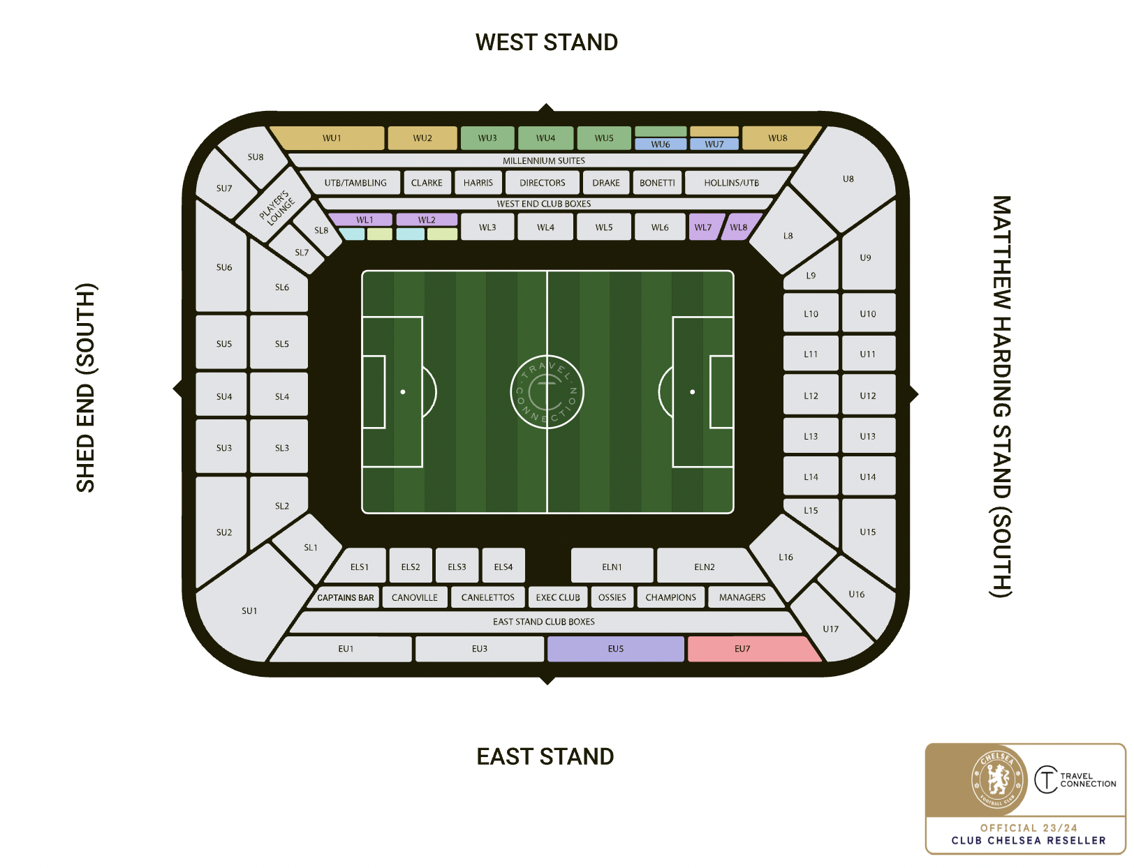 Chelsea vs Crystal Palace | VIP & Hospitality Tickets with Lounge Access