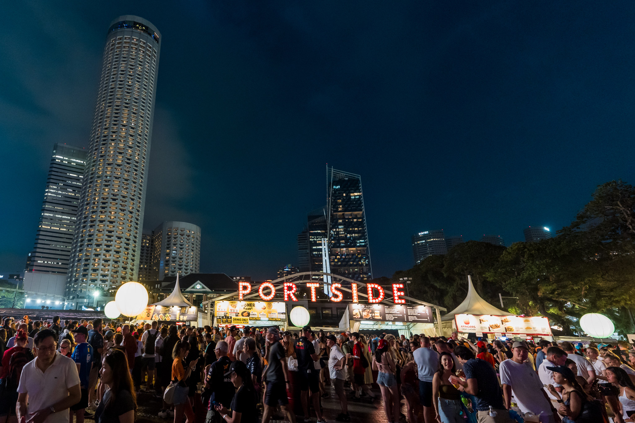 Culinary offerings at Portside