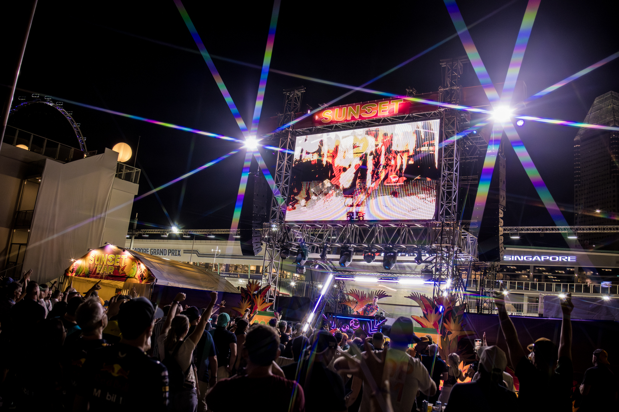 Curated DJ sets at the Sunset Stage